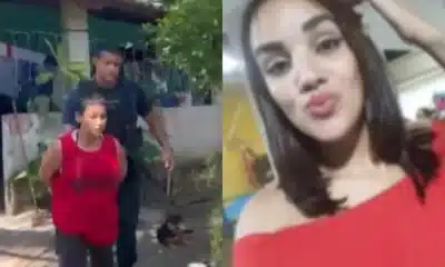 suspeita, mulher, polícia